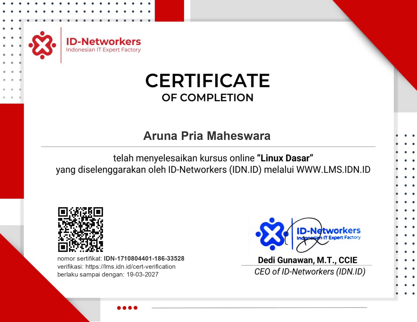 Certificate 5